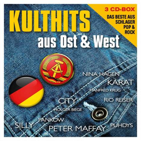 Kulthits aus Ost &amp; West, 3 CDs