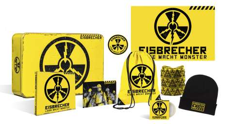 Eisbrecher: Liebe macht Monster (limitierte Fanbox), 1 CD und 2 Merchandise