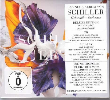 Schiller: Epic (Deluxe Edition), 1 CD und 1 Blu-ray Disc
