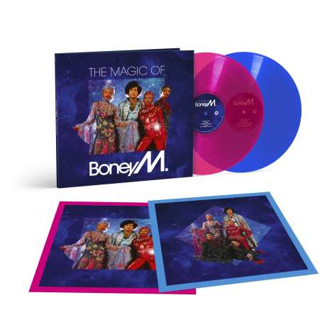Boney M.: The Magic Of Boney M. (Special Remix Edition) (LP 1: Magenta Transparent Vinyl/LP 2: Blue Transparent Vinyl), 2 LPs