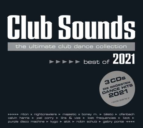 Club Sounds: Best Of 2021, 3 CDs