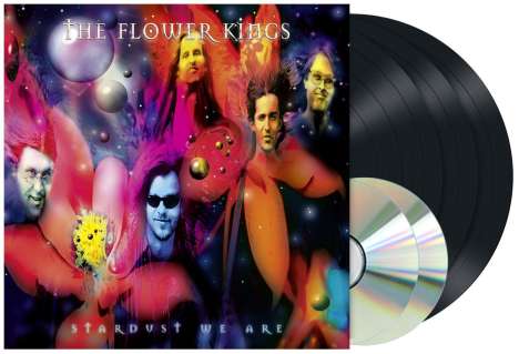 The Flower Kings: Stardust We Are (remastered) (Re-issue 2022) (180g), 3 LPs und 2 CDs