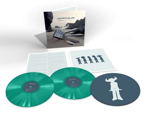 Jamiroquai: High Times: Singles 1992-2006 (180g) (Limited Numbered Deluxe Edition) (Green Marbled Vinyl), 2 LPs