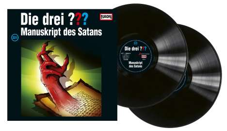 Die drei ???: Die drei ??? (Folge 221) - Manuskript des Satans, 2 LPs