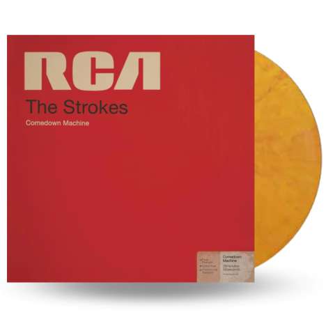 The Strokes: Comedown Machine (Limited Edition) (Yellow/Red Marbled Vinyl), LP