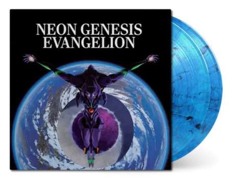 Shirō Sagisu: Filmmusik: Neon Genesis Evangelion / O.S.T. Series (Blue &amp; Black Marbled Vinyl), 2 LPs