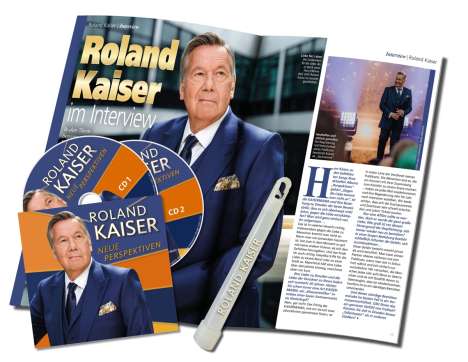 Roland Kaiser: Neue Perspektiven (Limited Fanmagazin Edition), 2 CDs, 1 Zeitschrift und 1 Merchandise