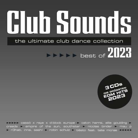 Club Sounds Best Of 2023, 3 CDs