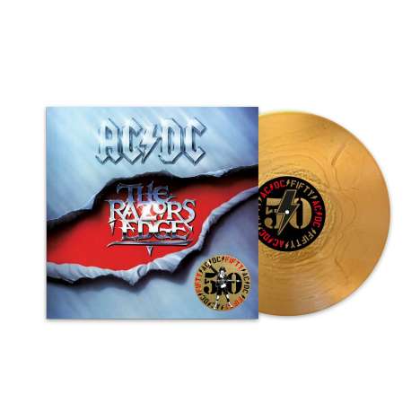AC/DC: The Razors Edge (50th Anniversary) (remastered) (180g) (Limited Edition) (Gold Nugget Vinyl) (+ Artwork Print), LP