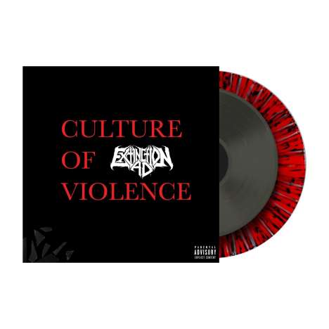 Extinction A.D.: Culture Of Violence (180g) (Red W/ Black Splatter Vinyl), 1 LP und 1 Single 10"