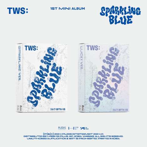 TWS (Twenty Four Seven With Us): Sparkling Blue (Lucky Version), 1 CD und 1 Buch