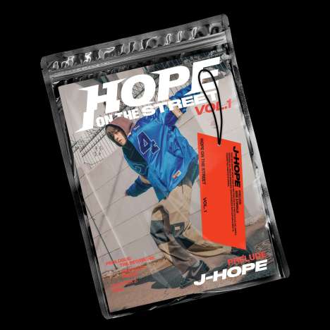 J-Hope: Hope On Every Street Vol. 1 (Ver. 1 Prelude), 1 CD und 1 Buch
