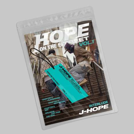 J-Hope: Hope On Every Street Vol. 1 (Ver. 2 Interlude), 1 CD und 1 Buch