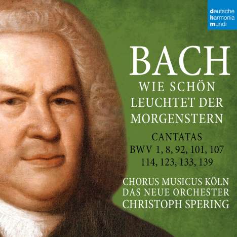 Johann Sebastian Bach (1685-1750): Kantaten BWV 1,8,92,101,107,114,123,133,139, 3 CDs