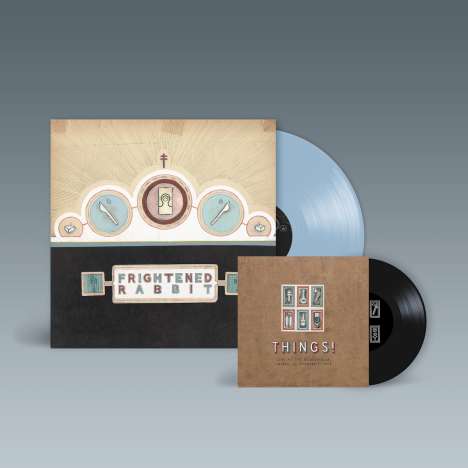 Frightened Rabbit: The Winter Of Mixed Drinks (10th Anniversary) (Limited Edition) (Ice Blue Vinyl), 1 LP und 1 Single 7"