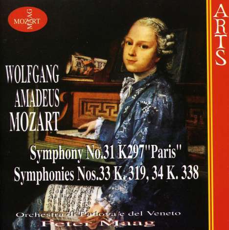 Wolfgang Amadeus Mozart (1756-1791): Symphonien Nr.31-34, CD