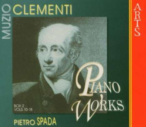 Muzio Clementi (1752-1832): Klavierwerke Box 2 (Vol.10-18), 9 CDs