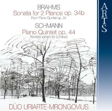 Johannes Brahms (1833-1897): Sonate f.2 Klaviere op.34, CD