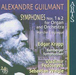 Felix Alexandre Guilmant (1837-1911): Symphonien für Orgel &amp; Orchester Nr.1 &amp; 2, CD
