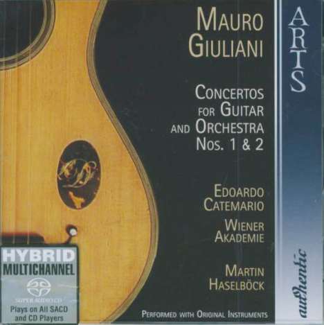 Mauro Giuliani (1781-1829): Gitarrenkonzerte op.30 &amp; 36, Super Audio CD