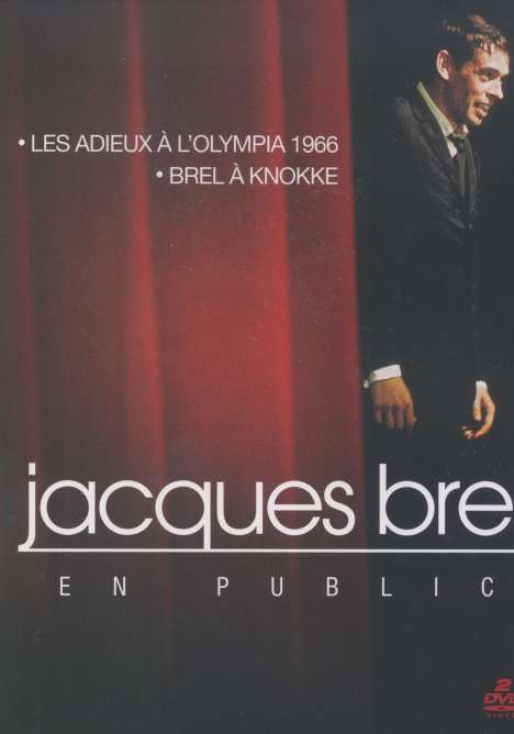 Jacques Brel (1929-1978): Les Adieux A L'Olympia 1966, 2 DVDs
