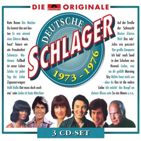 Deutsche Schlager 1973 - 1976, 3 CDs
