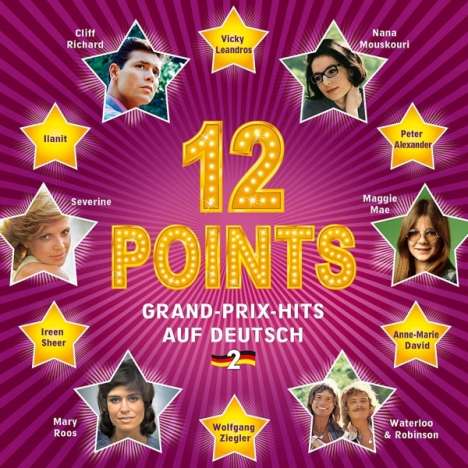 12 Points: Grand-Prix-Hits auf Deutsch Vol. 2, CD