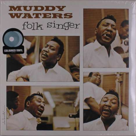 Muddy Waters: Folk Singer (Translucent Light Blue Vinyl), LP