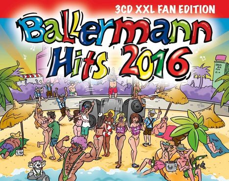 Ballermann Hits 2016 (XXL Fan Edition), 3 CDs