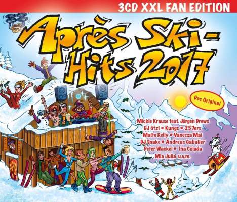 Après Ski Hits 2017 (XXL-Fan-Edition), 3 CDs
