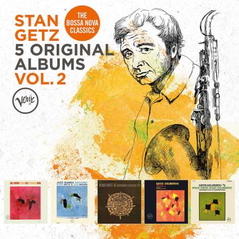 Stan Getz (1927-1991): 5 Original Albums Vol. 2, 5 CDs