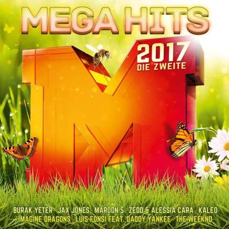 Megahits 2017 - Die Zweite, 2 CDs