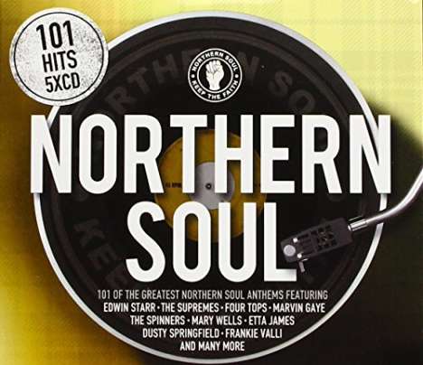101 Northern Soul, 5 CDs
