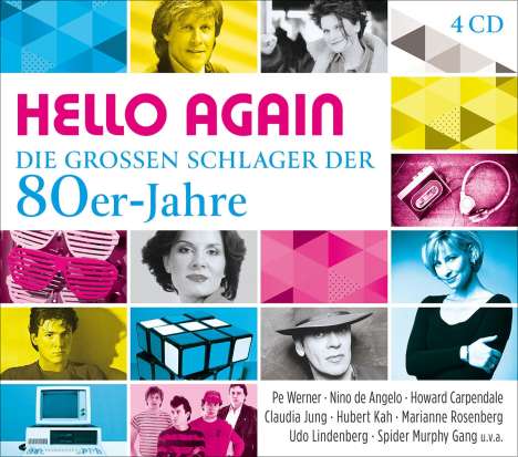 Hello Again: Die großen Schlager der 80er-Jahre, 4 CDs