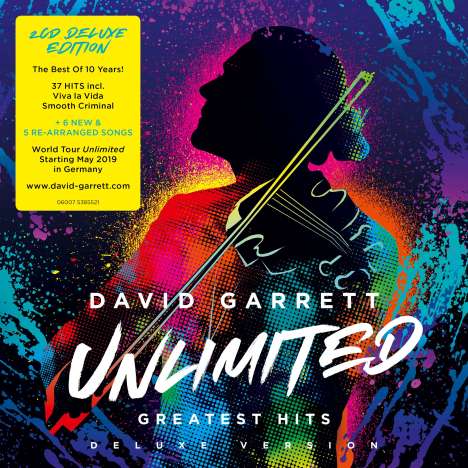 David Garrett (geb. 1980): Unlimited: Greatest Hits (Deluxe Edition), 2 CDs