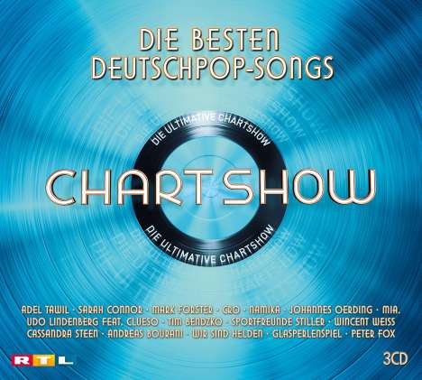 Die ultimative Chartshow: Die besten Deutschpop-Songs, 3 CDs