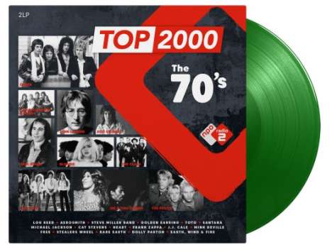 Top 2000 - The 70's (180g) (Limited Numbered Edition) (Green Vinyl), 2 LPs