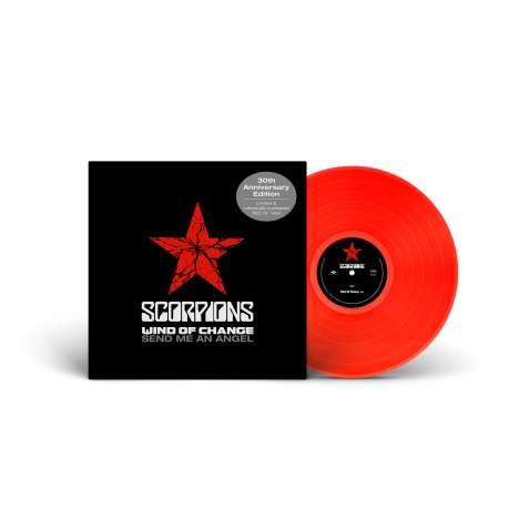 Scorpions: Wind Of Change / Send Me An Angel (30th Anniversary) (Limited Numbered Edition) (Red Vinyl), Single 10"