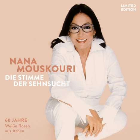 Nana Mouskouri: Die Stimme der Sehnsucht (Limited Edition mit Vinyl Single 7"), 3 CDs und 1 Single 7"