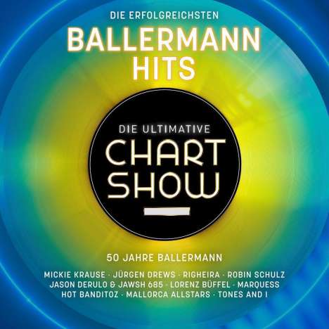 Die ultimative Chartshow  - die erfolgreichsten Ballermannhits (50 Jahre), 2 CDs