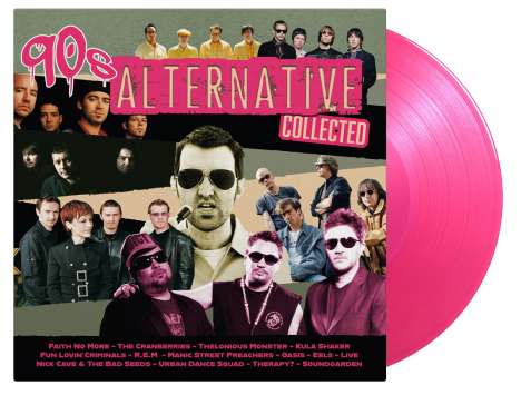 Pop Sampler: 90's Alternative Collected (180g) (Limited Edition) (Translucent Magenta Vinyl), 2 LPs