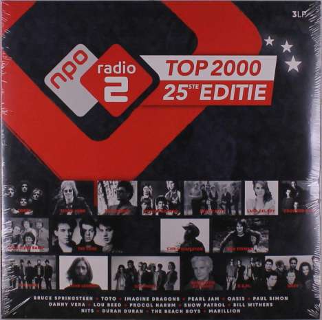 NPO Radio 2 Top 2000 25ste Editie, 3 LPs