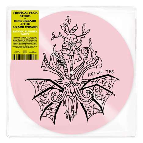 Tropical Fuck Storm &amp; King Gizzard &amp; The Lizard Wizard: Satanic Slumber Party (Limited Edition) (Pink Silkcreened Vinyl), Single 12"