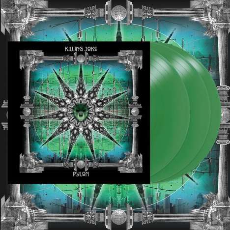 Killing Joke: Pylon (Reissue) (remastered) (Deluxe Edition) (Translucent Green Vinyl), 3 LPs
