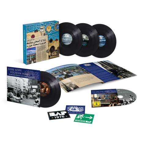 Niedeckens BAP: Alles fließt - Geburtstagsedition (Limited Edition Box Set), 3 LPs, 1 Single 10" und 1 DVD