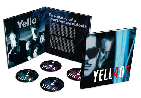 Yello: 40 Years (Limited Handnumbered Earbook), 4 CDs