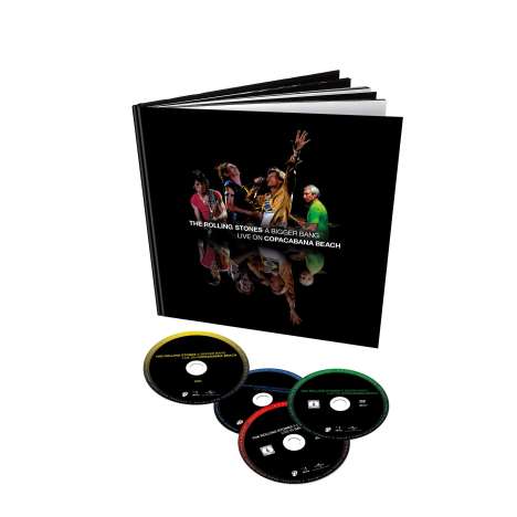 The Rolling Stones: A Bigger Bang: Live On Copacabana Beach 2006 (Limited Deluxe Edition), 2 CDs und 2 DVDs
