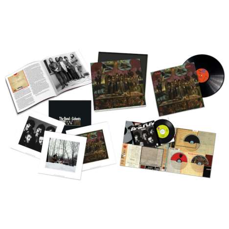 The Band: Cahoots (50th Anniversary) (180g) (Half Speed Master) (Limited Super Deluxe Edition) (Remixed &amp; Remastered), 1 LP, 2 CDs, 1 Blu-ray Disc und 1 Single 7"