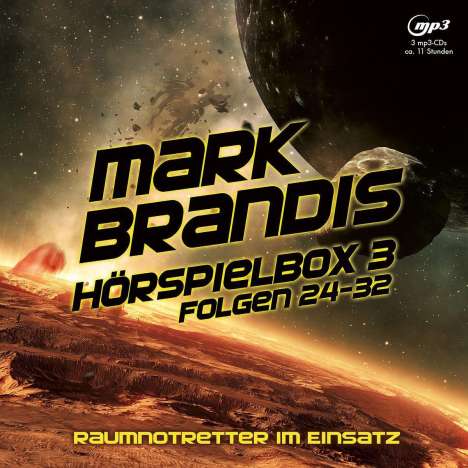 Mark Brandis Hörspielbox 3 (Folgen 24-32) Raumnotretter im Einsatz, 3 MP3-CDs