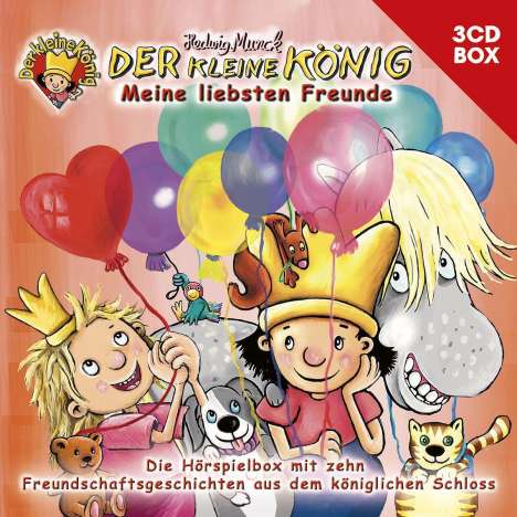 Der kleine König (01) Meine liebsten Freunde, 3 CDs